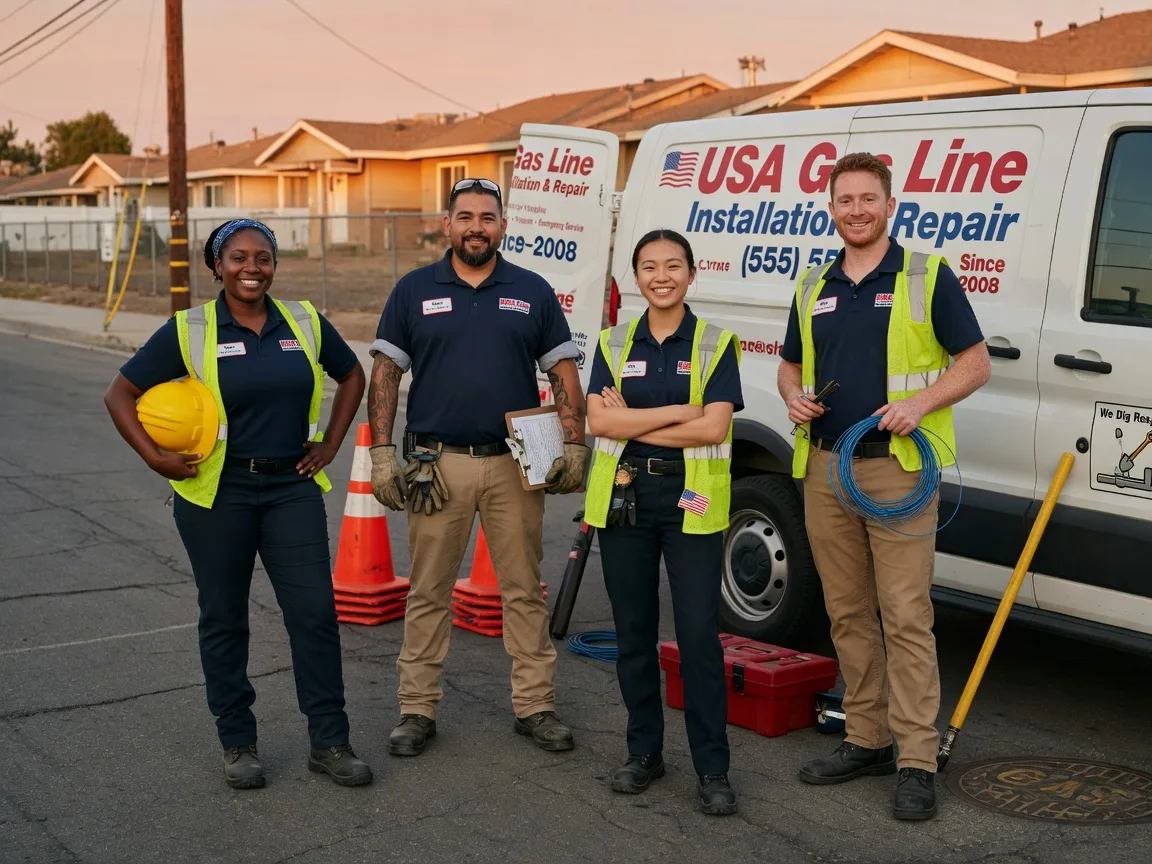 Gas Line Installation company in Lickingville, PA